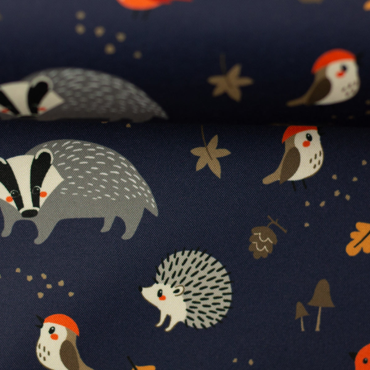 Waldtiere, Nano Softshell, Finn Softshell blau, Softshell mit