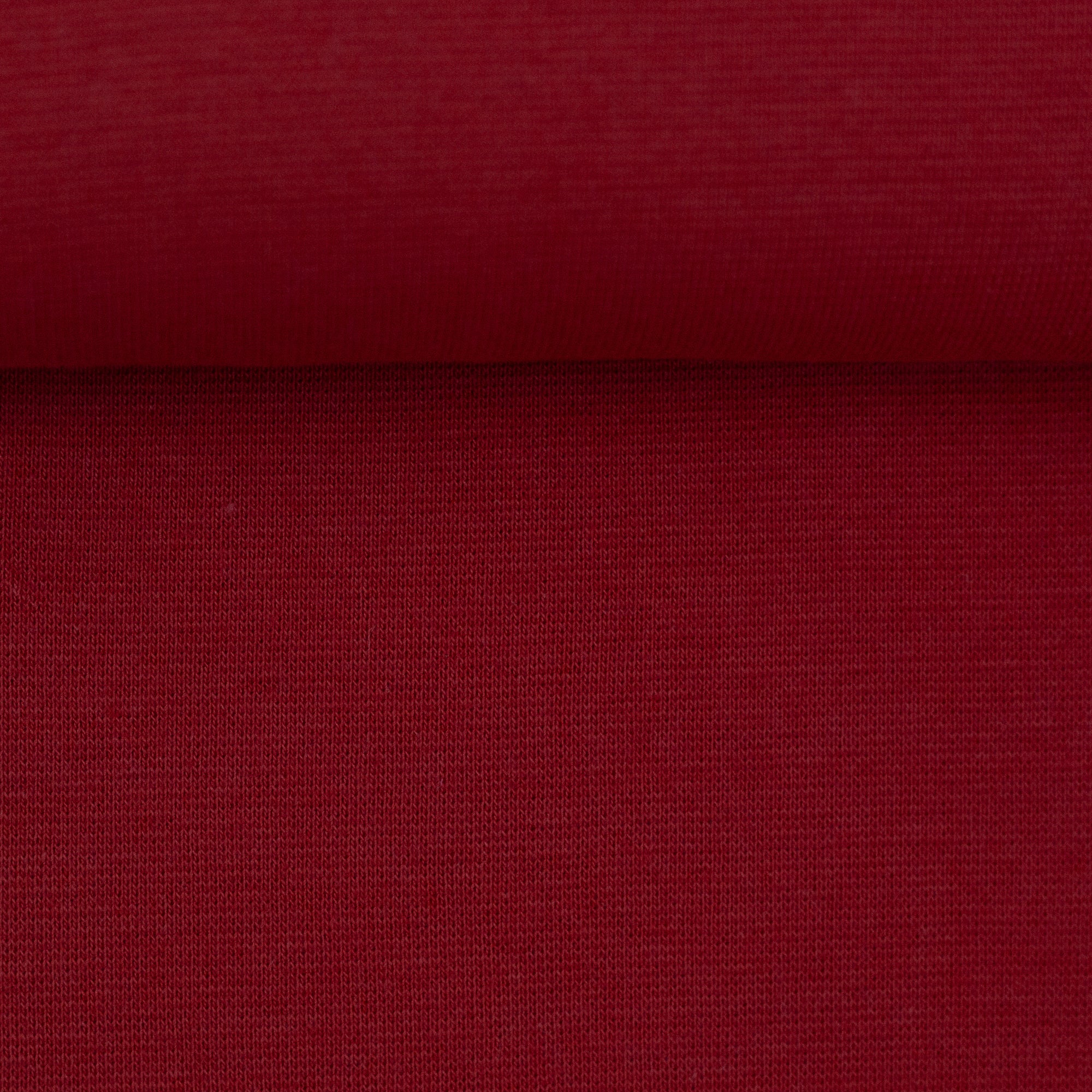 Vanessa Jersey Baumwolle 000338,uni, burgundy