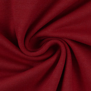 Vanessa Jersey Baumwolle 000338,uni, burgundy