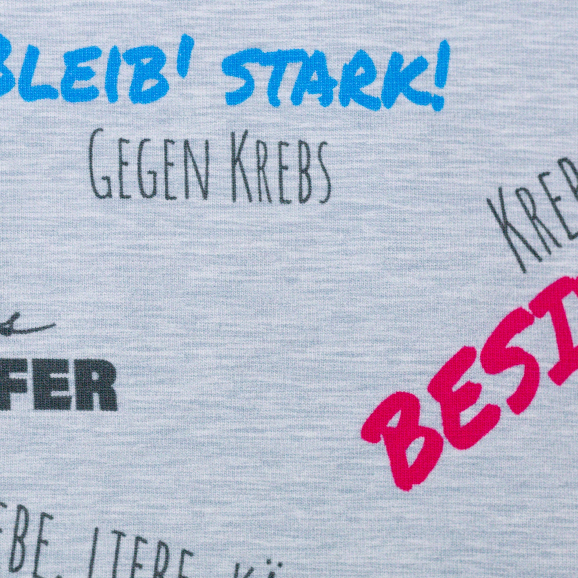 Charity Jersey, bleib stark Baumwolljersey, Swafing
