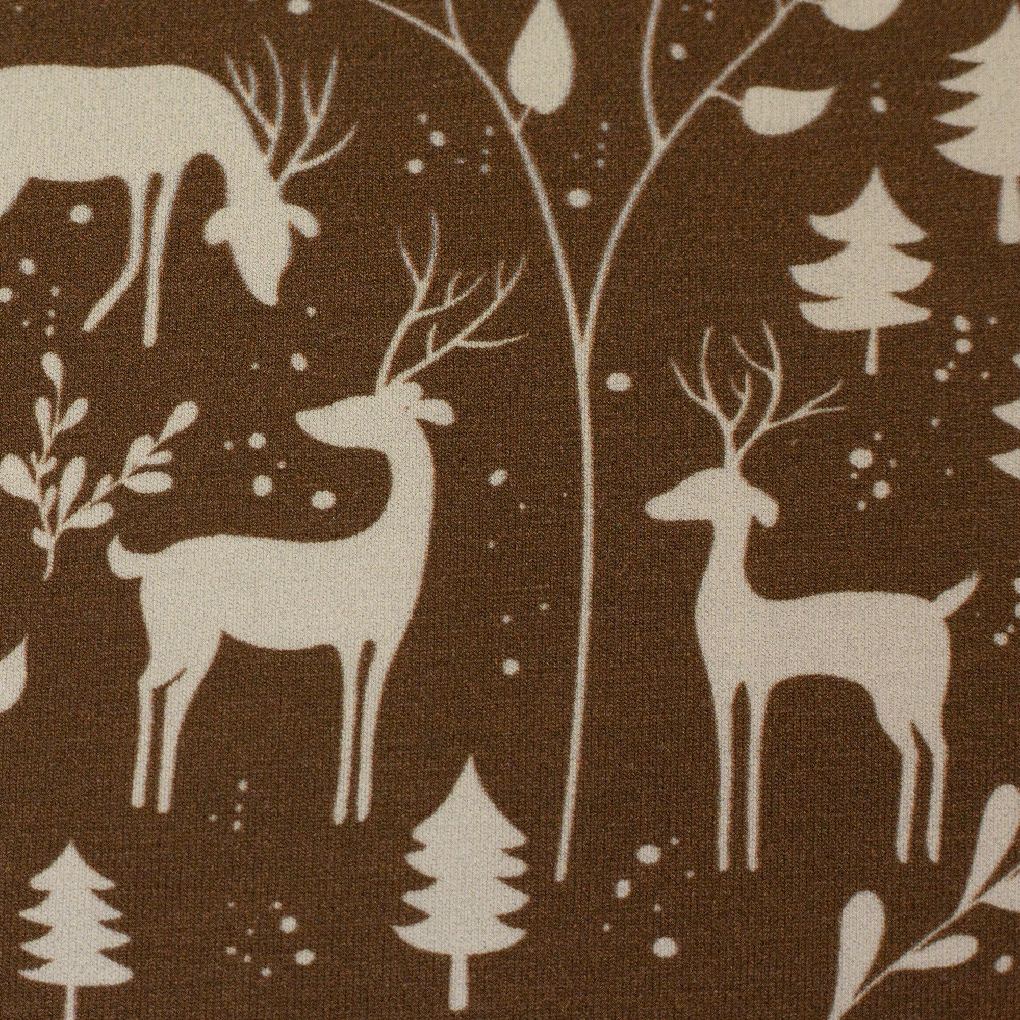 Mini Winter, Baumwolljersey, Swafing, Dunkelbraun