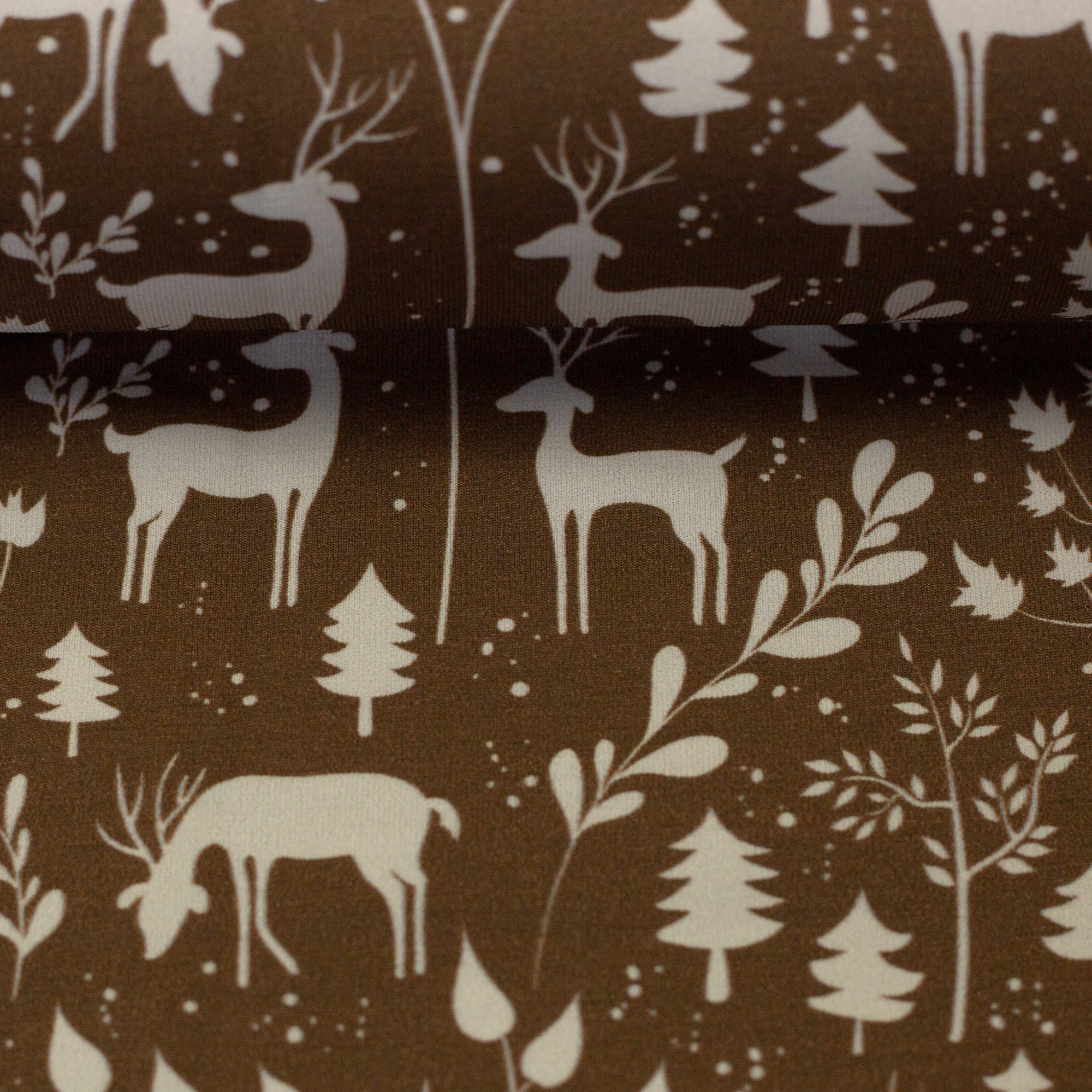 Mini Winter, Baumwolljersey, Swafing, Dunkelbraun