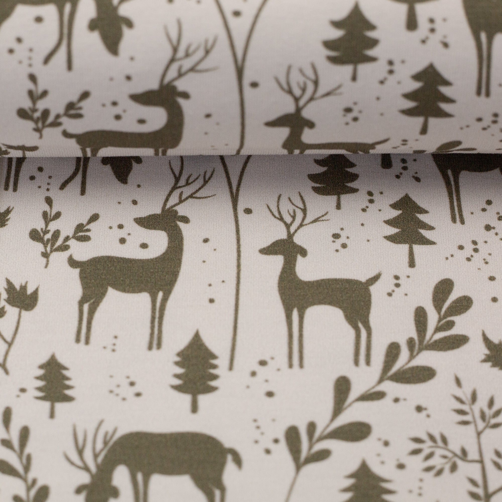 Mini Winter, Baumwolljersey,  Swafing, Grün/Weiß