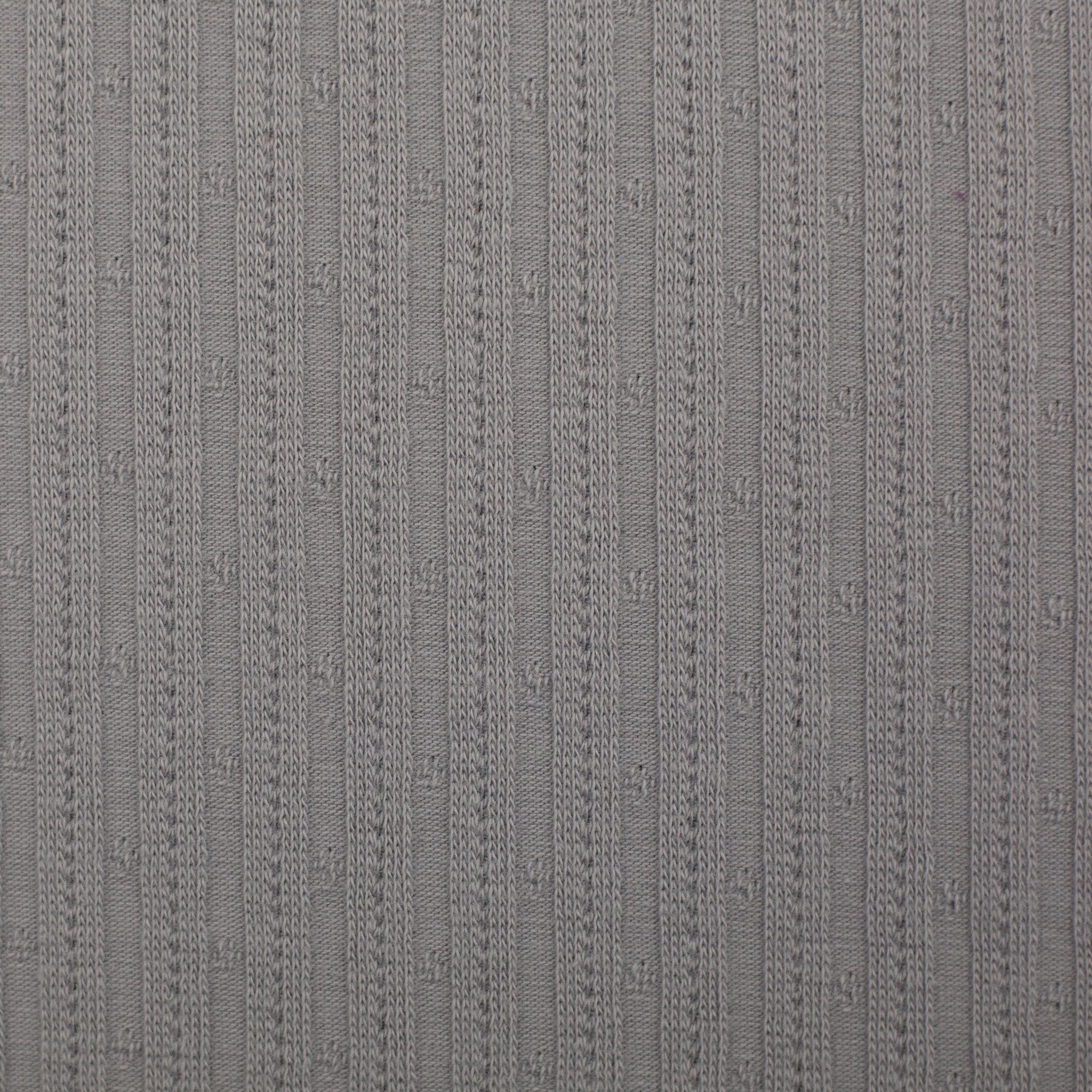 Florenz, Lochstickerei ,Jersey Baumwolle, 000183 uni, grau Swafing