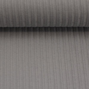 Florenz, Lochstickerei ,Jersey Baumwolle, 000183 uni, grau Swafing