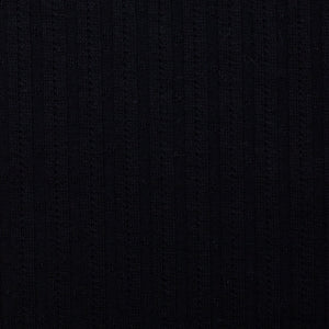Florenz, Lochstickerei ,Jersey Baumwolle, 000299 uni, schwarz, Swafing