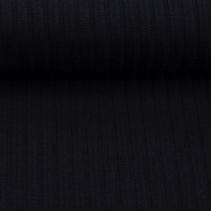 Florenz, Lochstickerei ,Jersey Baumwolle, 000299 uni, schwarz, Swafing