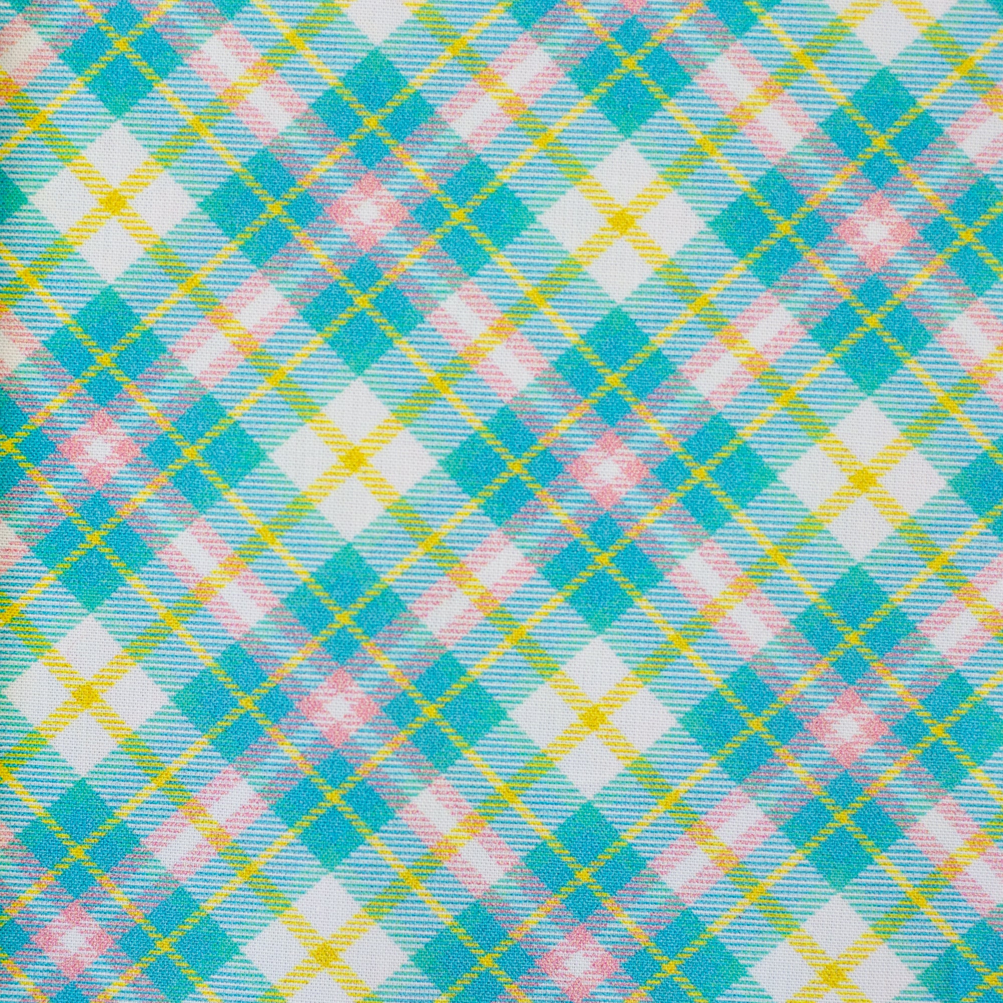 Baumwoll Webware Happy Easter Streifen bunt