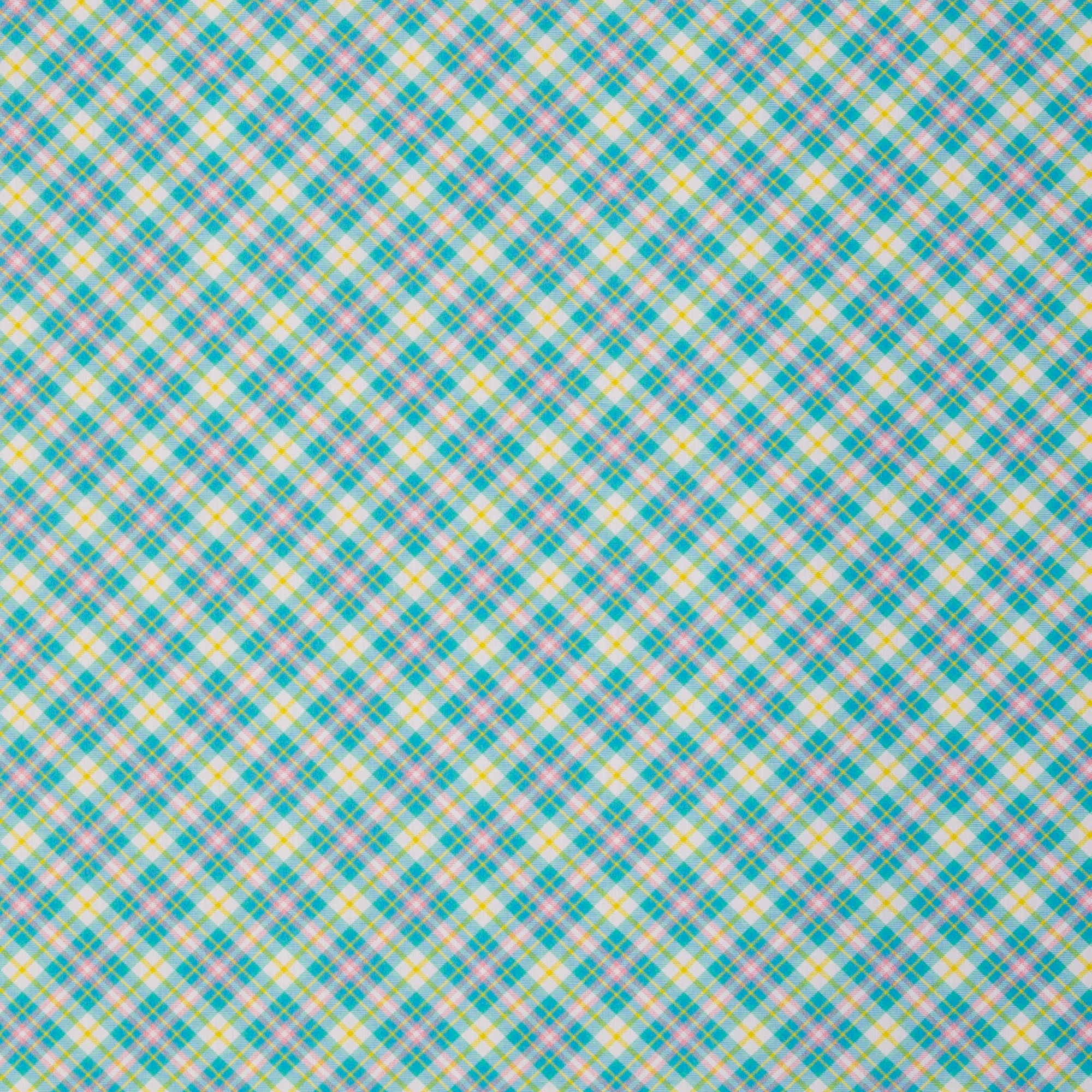 Baumwoll Webware Happy Easter Streifen bunt