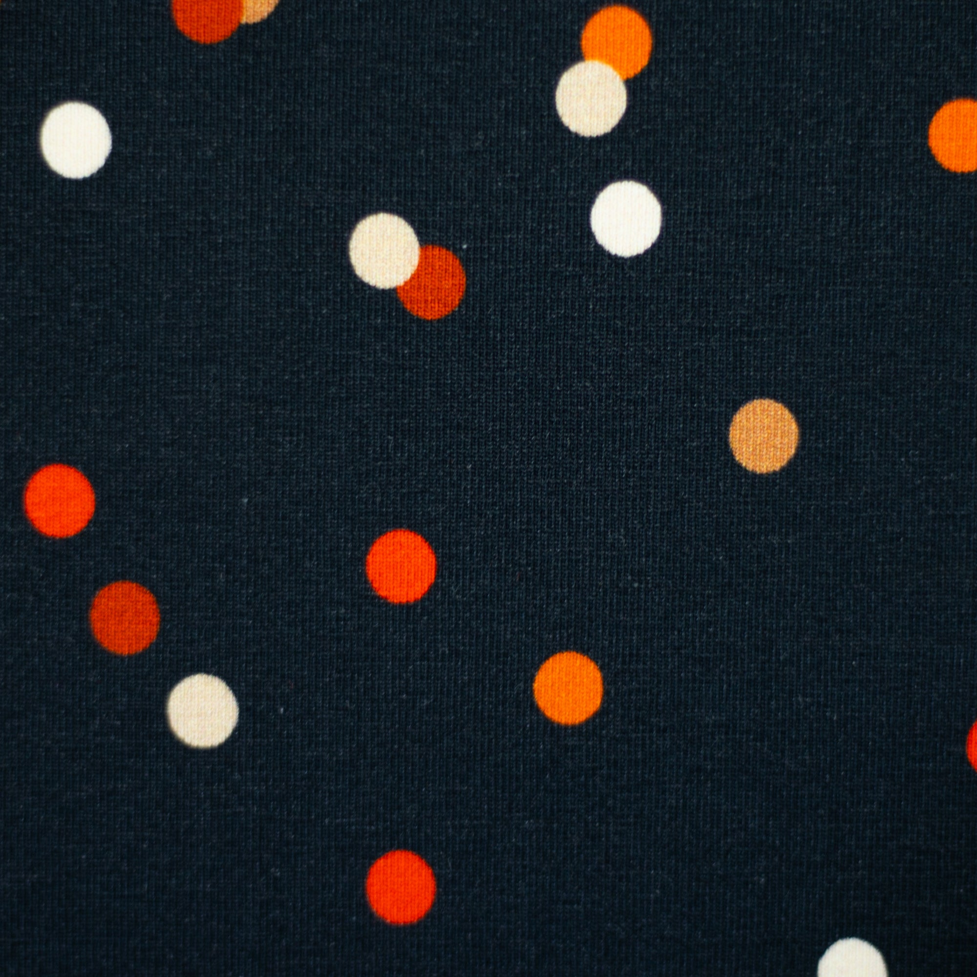 Pilzhausen by Eda&Mo, Jersey, Pilze,  Tupfen, Punkte, dunkelblau