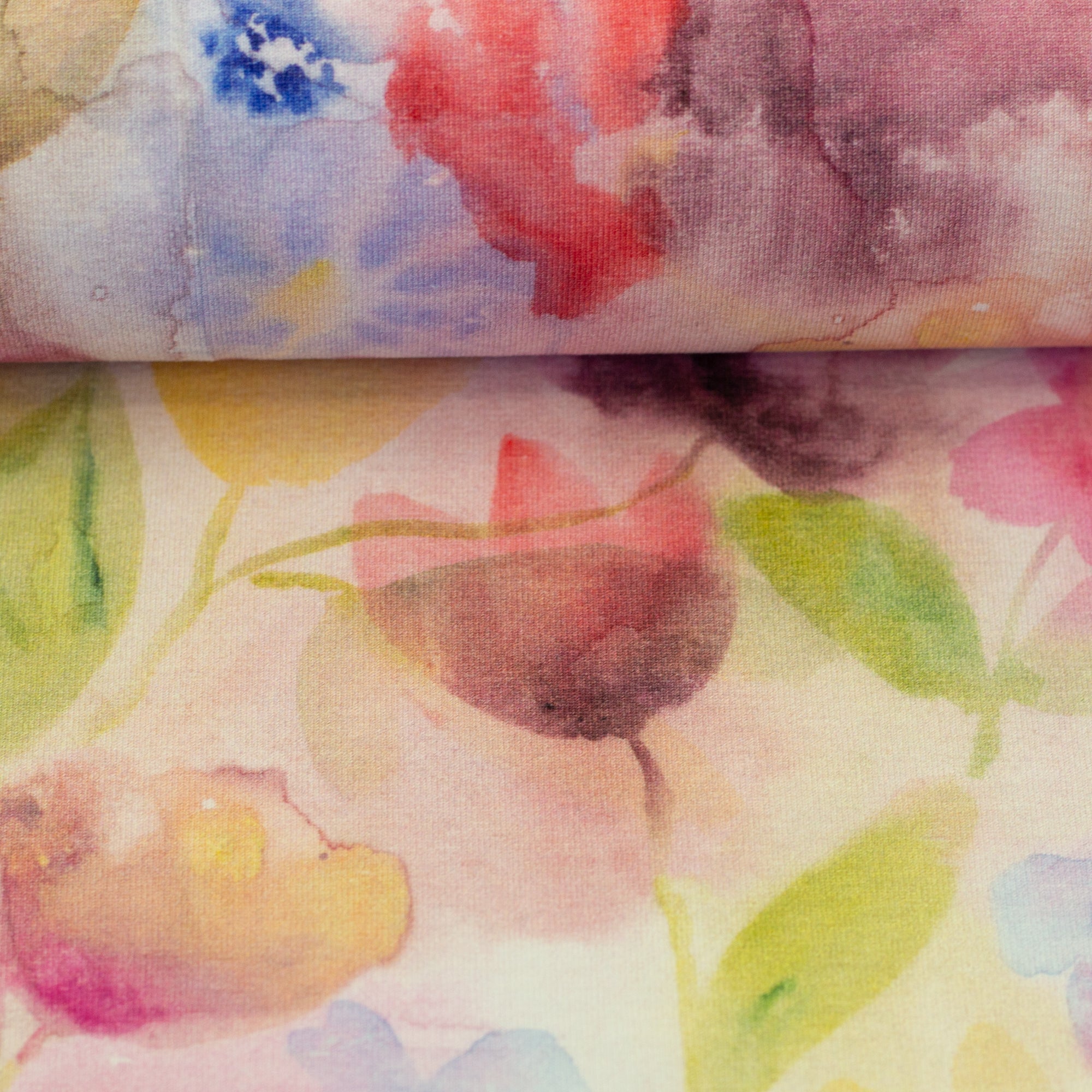 Mystical Florals Jersey – Bunt, by Anette Kithier, Swafing