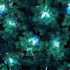 Henry Glass, Summer Night Soiree Mushrooms Peeking Fairies, Glow in the dark