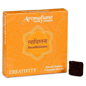 Aromafume Chakra-Weihrauchblöcke 2. Chakra, Das Sakralchakra – Svadhisthana