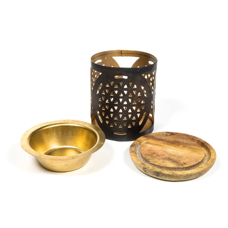 Aromafume Duftlampe Blume des Lebens, Aromafume Ölbrenner