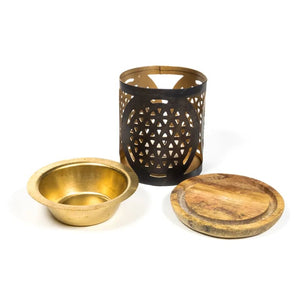 Aromafume Duftlampe Blume des Lebens, Aromafume Ölbrenner