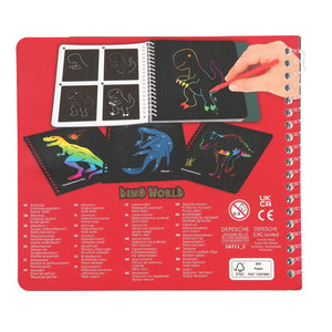 DINO WORLD Magic Scratch Book mini