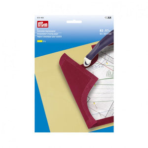 Prym Schneiderkopierpapier 82 x 57 cm gelb 2 Bögen