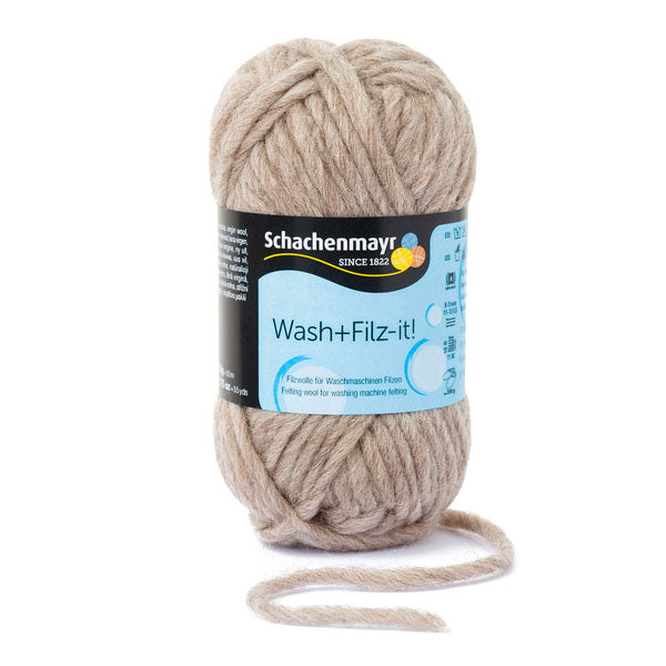 Schachenmayr Wash+Filz-it! Filzwolle 50g 00035 (leinen)