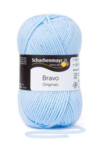 Schachenmayr Wolle,  Handstrickgarne, Bravo, 50G, 08363 (glacier), hellblau