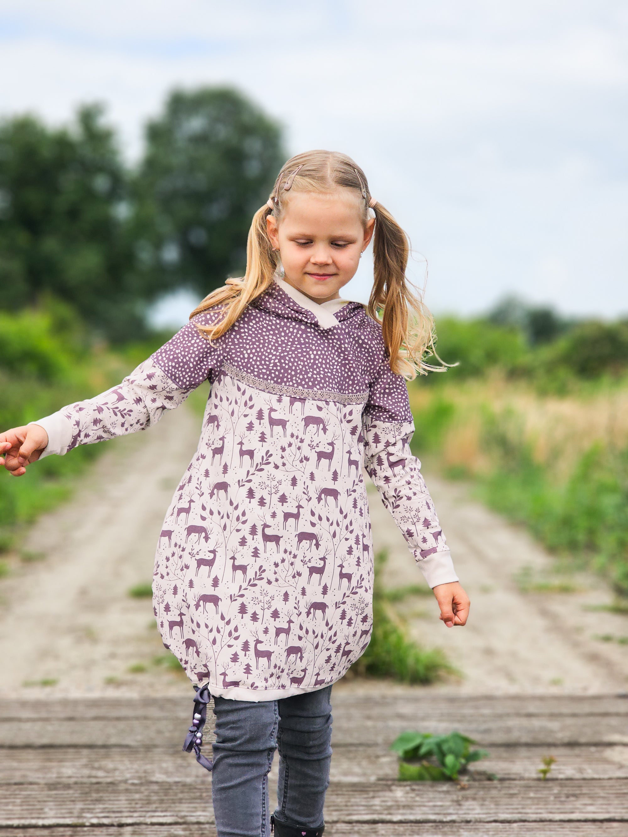 Mini Winter, Baumwolljersey,  Swafing, Grün/Weiß