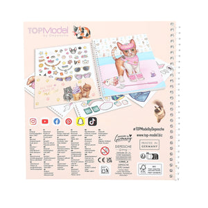 TOPModel Dress Me Up Stickerbuch KITTY