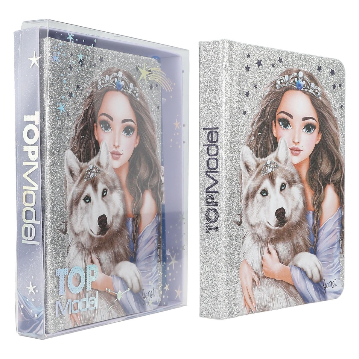 TOPModel Notizbuch & Bleistift WOLF