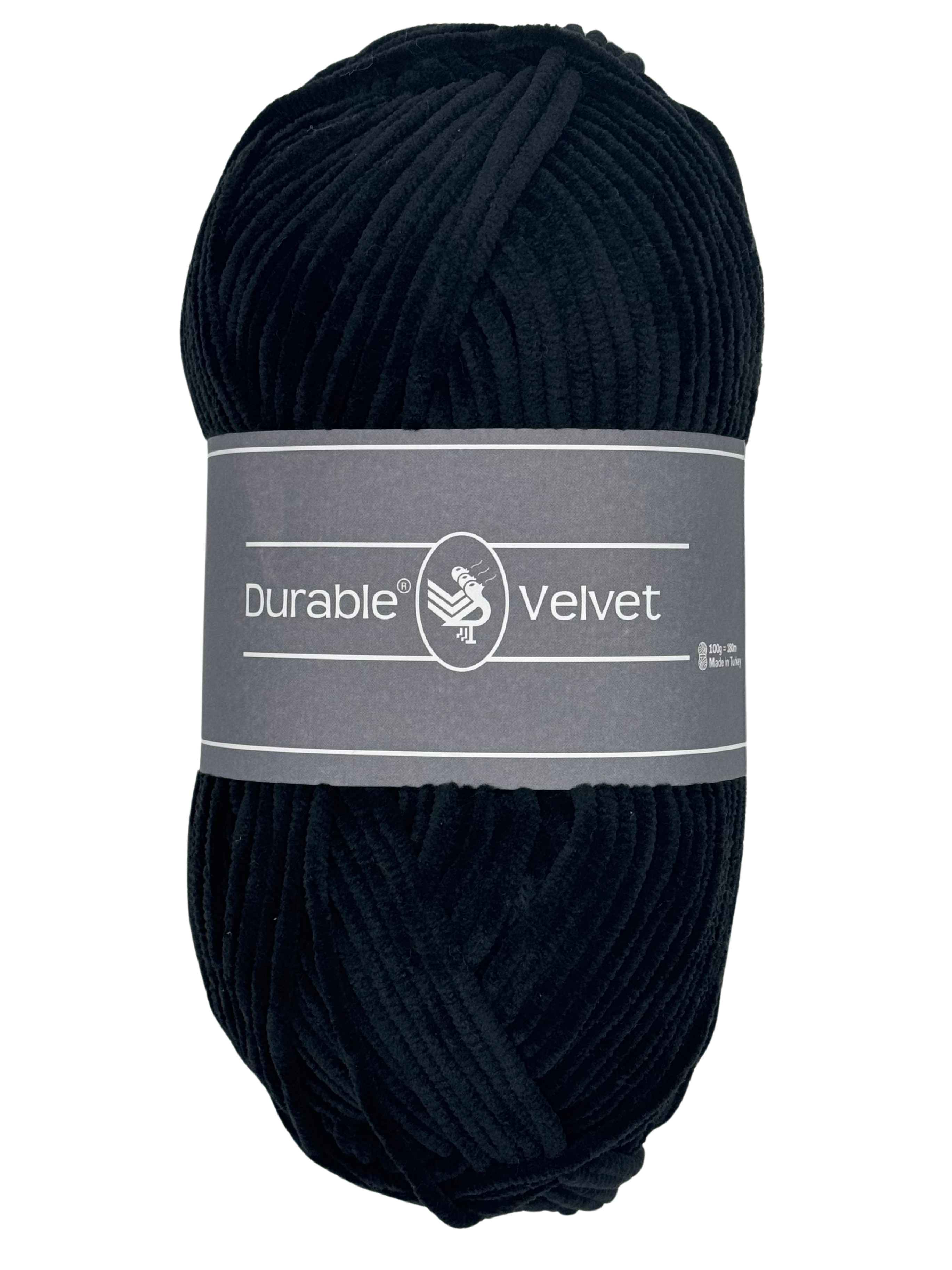 Durable Velvet Wolle – Schwarz