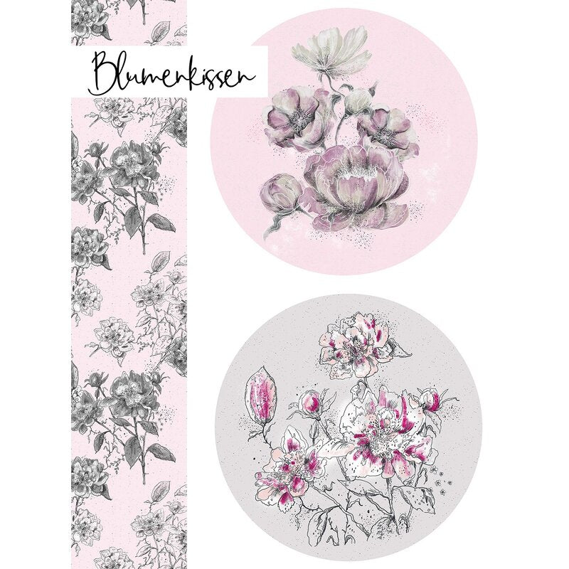 Stoffpanel „Blumenkissen“ – Bio-Baumwolle | Design von Tante Gisi | Lillestoff