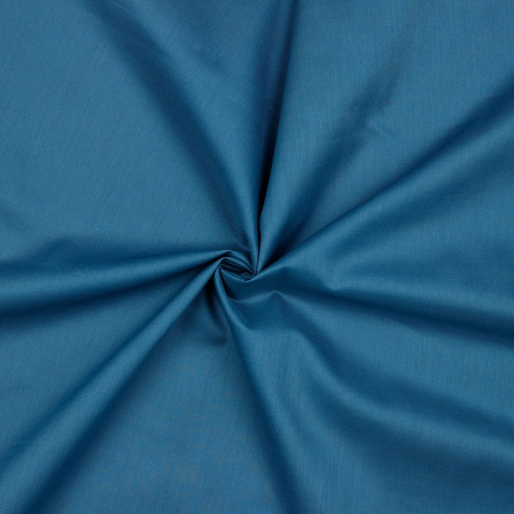 Bio Voile Baumwolle blau