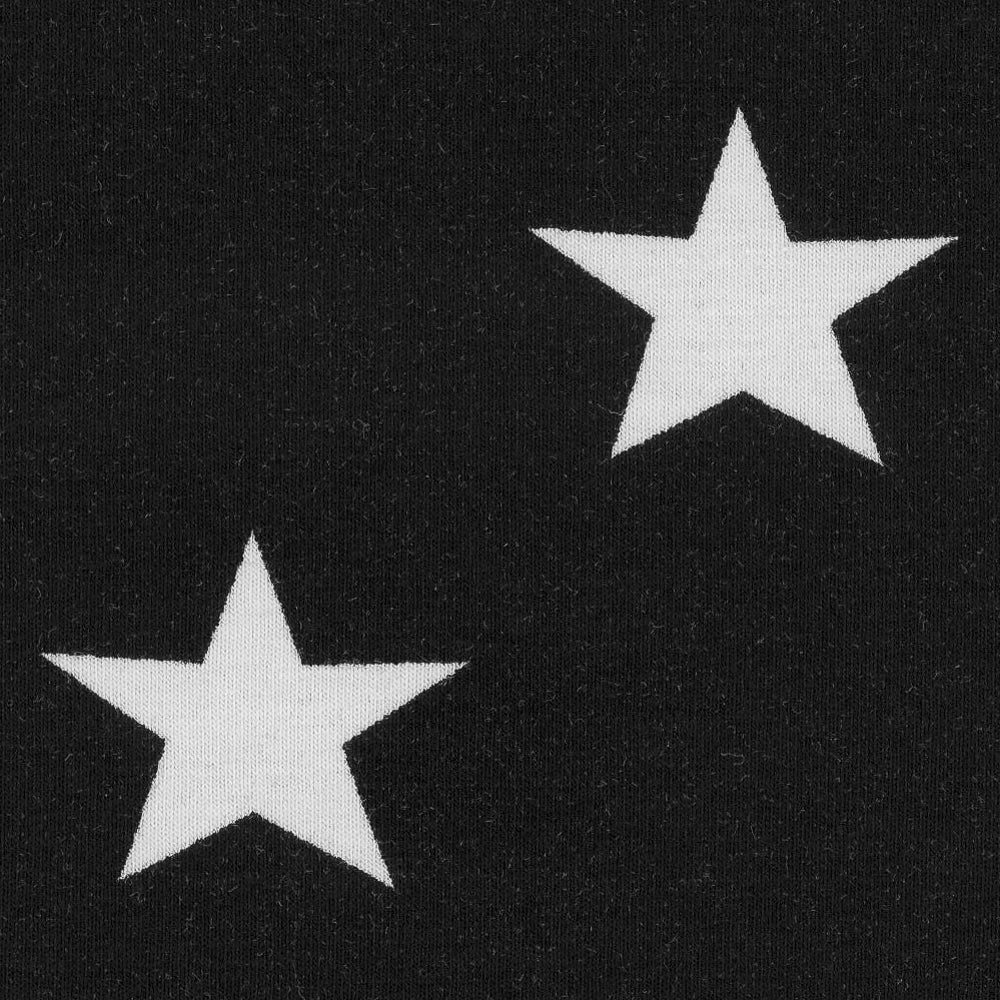 Verena, Jersey Baumwolle 400299 Sterne, 3,5 cm, schwarz