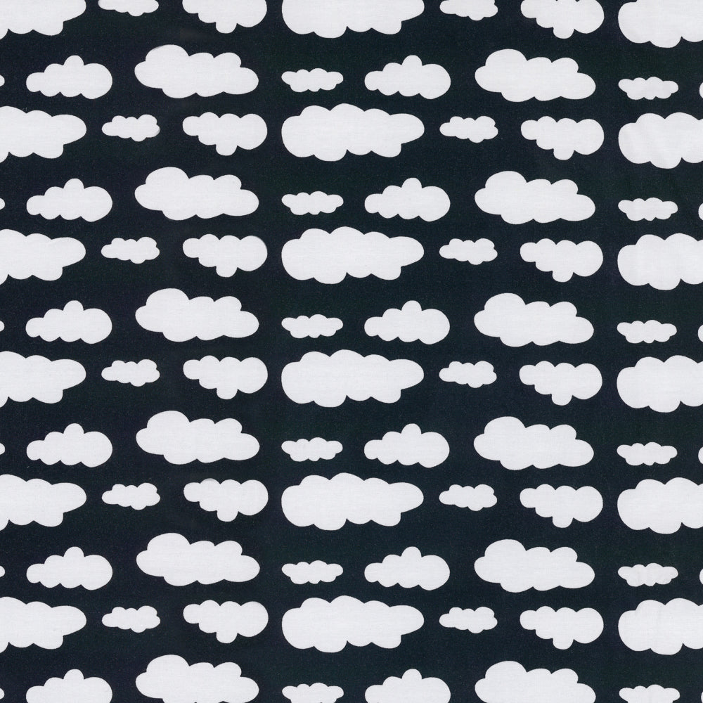 Verena, Jersey Baumwolle 500599 Wolken, dunkelblau