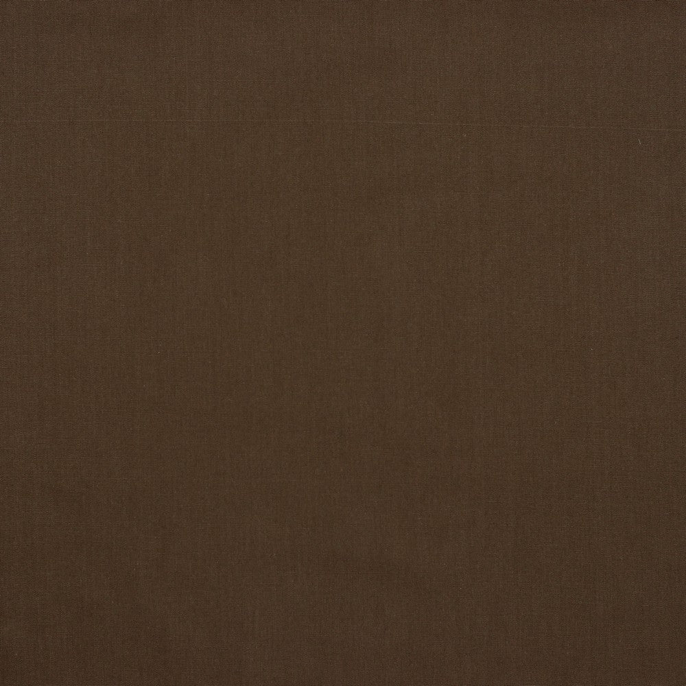 Bio Baumwoll Webware, Popelin, GOTS zertifiziert braun