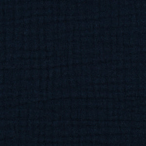 Jenke, Musselin, Double Gauze 000598 uni, dunkelblau