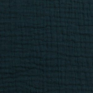 Jenke, Musselin, Double Gauze 000744 uni, jeansblau