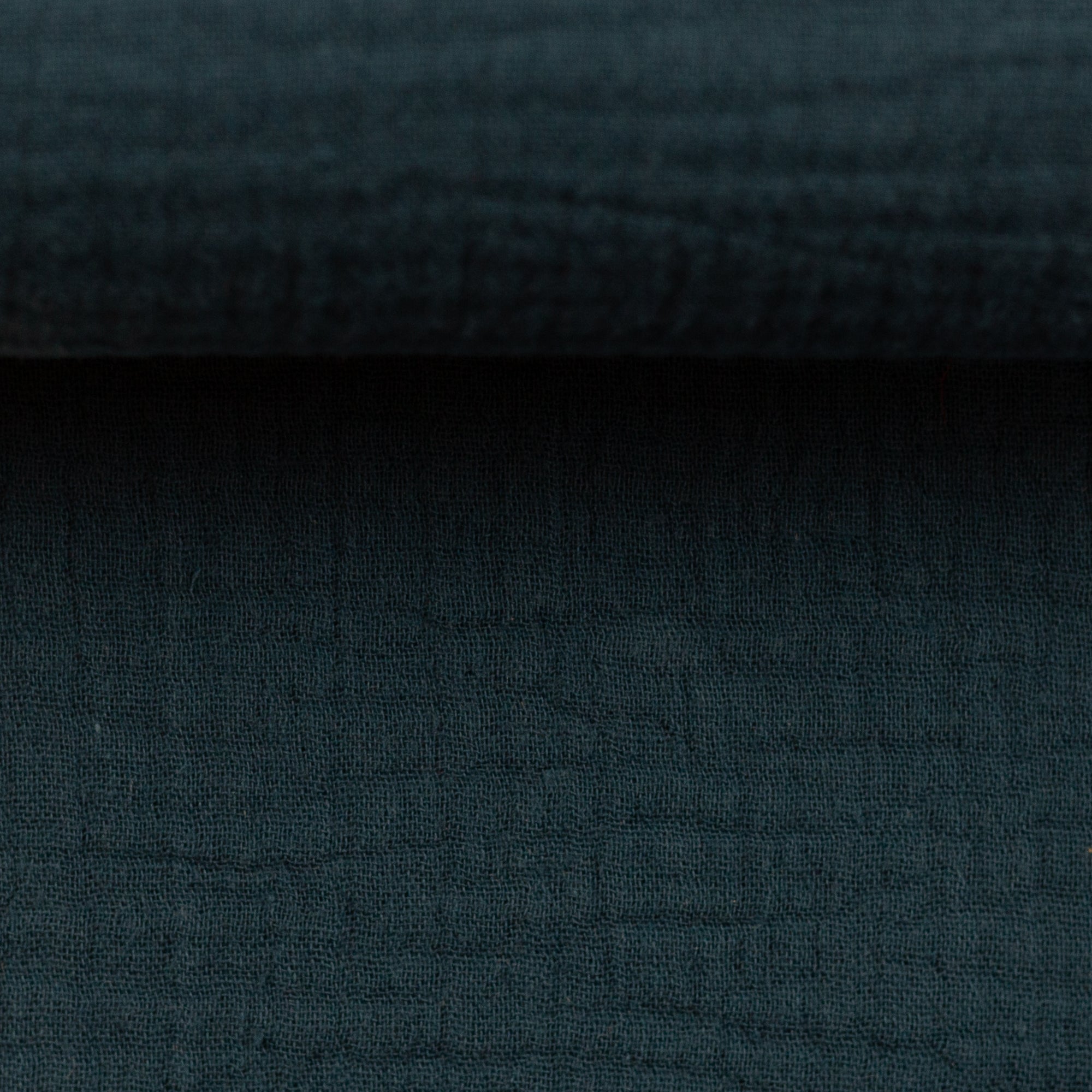Jenke, Musselin, Double Gauze 000744 uni, jeansblau