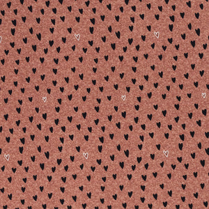 Sweet Bears, Sweat angeraut Herzen burgundy