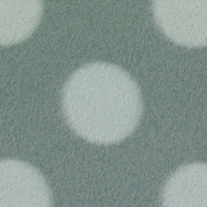 Fleece Anke, doubleface, Swafing, Punkte, grün