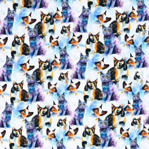 Sansa, Katzen, Jersey, Katzen Stoff, Jersey mit Katzen, Swafing