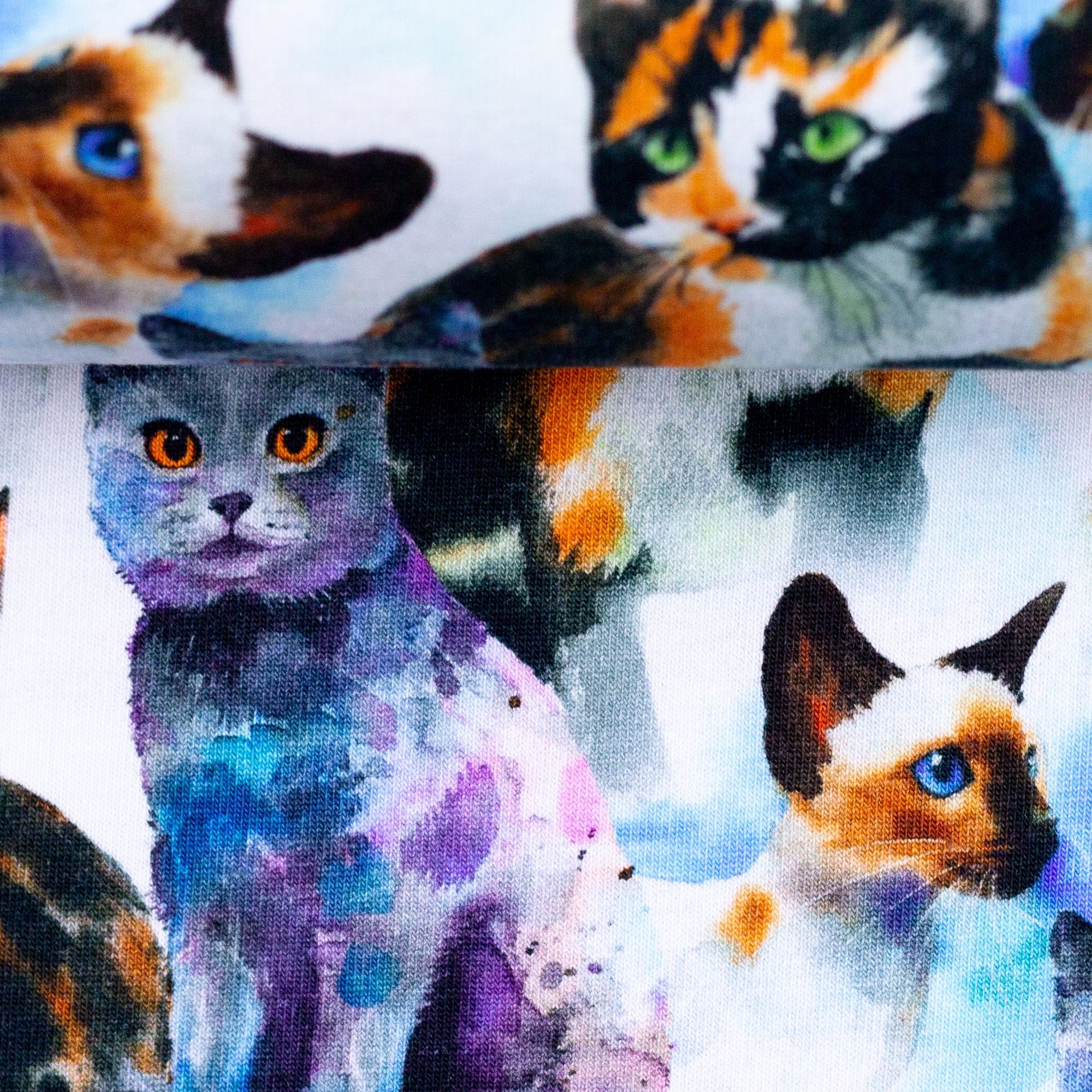 Sansa, Katzen, Jersey, Katzen Stoff, Jersey mit Katzen, Swafing