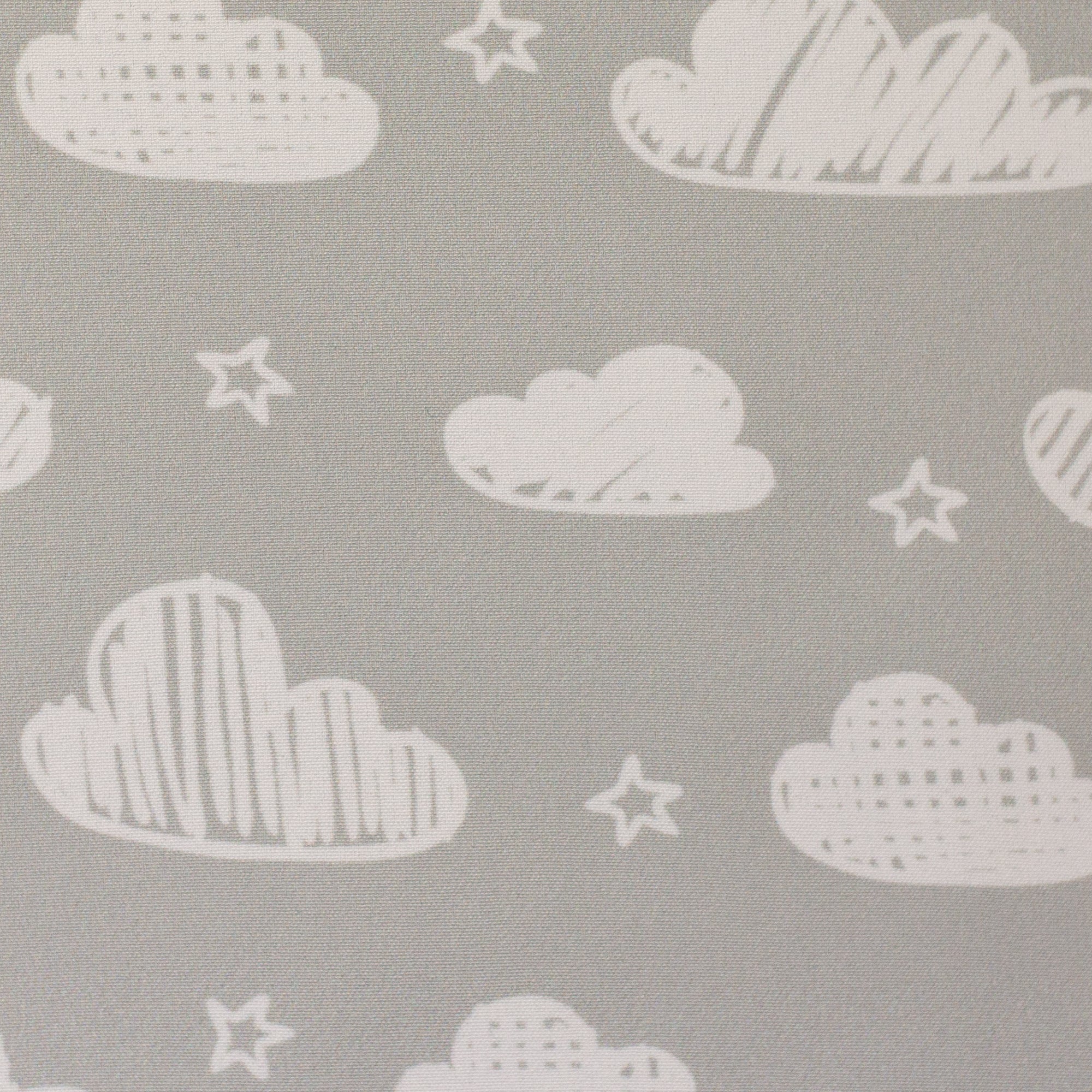 Softshell, Wolken, Sterne, grau Fiete, NANO-Softshell, Fiete Swafing, öko-tex 100