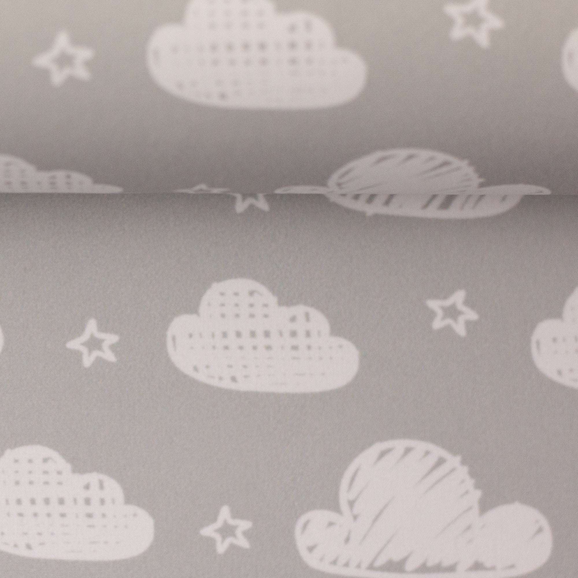 Softshell, Wolken, Sterne, grau Fiete, NANO-Softshell, Fiete Swafing, öko-tex 100