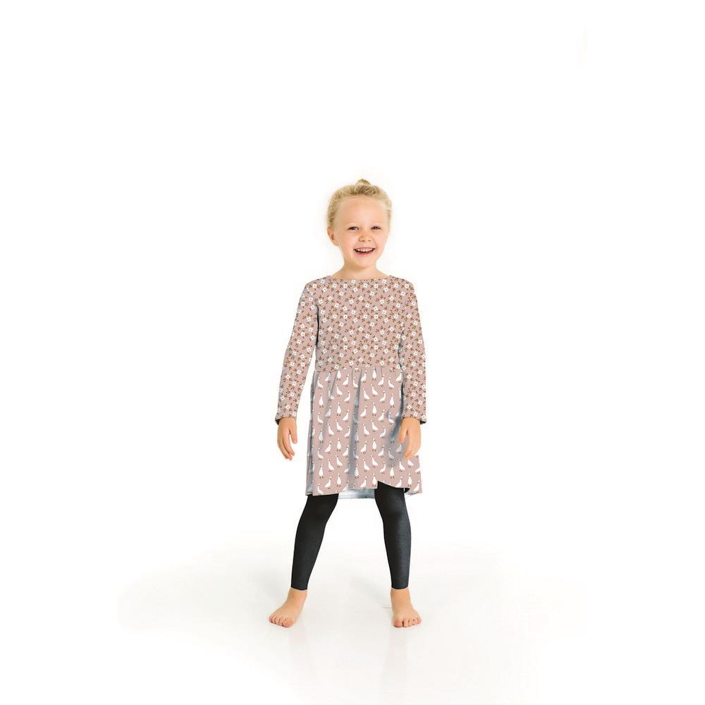 Bio Jersey, Blümchen rosa , GOTS Jersey, Digitalprint, organic cotton