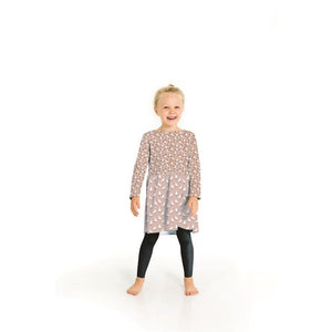Bio Jersey, Blümchen rosa , GOTS Jersey, Digitalprint, organic cotton
