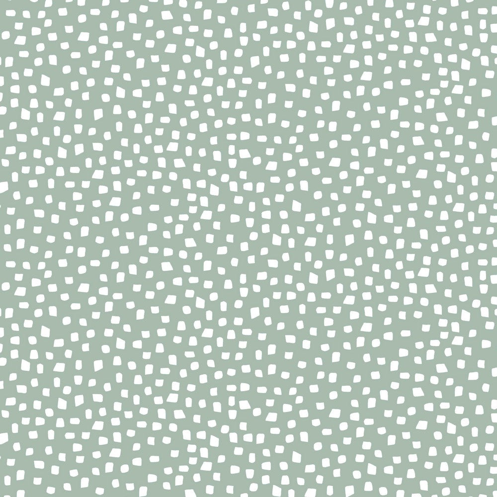 Bio Jersey, Dots, Karos by Poppy, Lichtgrün, GOTS Jersey