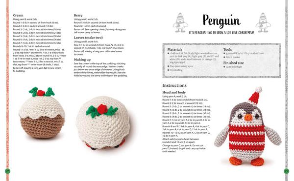 Weihnachtliche Häkelfiguren