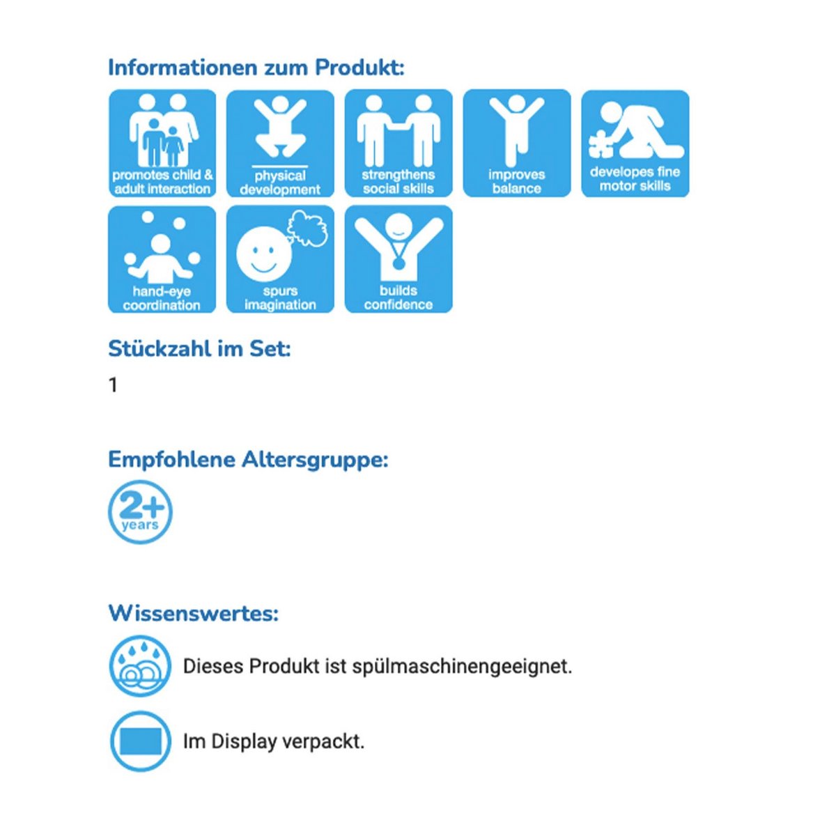 BIO Eisdiele Set, Geschenkbox Eis 13 Teile