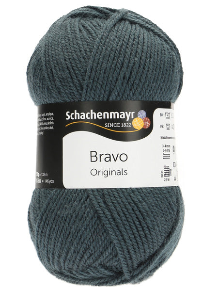 Schachenmayr Wolle,  Handstrickgarne, Bravo, 50G ,08386 (waldgrün)