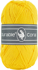 Durable Coral Baumwollgarn 2180 (Bright yellow)