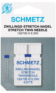 Doppel-Nähmaschienennadel, Zwillings Nadel, Jersey Nadel, Stretch Nadel