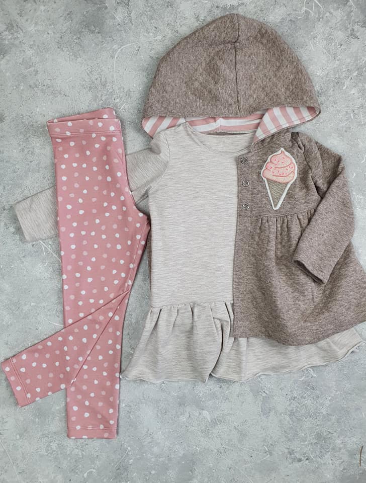 Josefines Punkte, altrosa, Lillestoff Bio Jersey